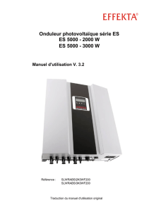 Onduleur photovoltaïque série ES ES 5000
