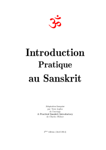 Introduction pratique au sanskrit V2