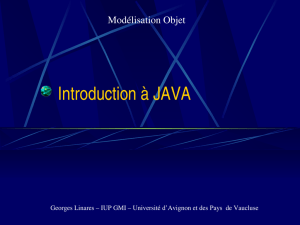 Introduction à JAVA - Université d`Avignon