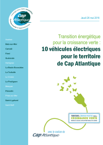 10 véhicules électriques pour le territoire de Cap Atlantique