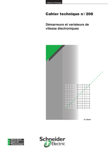 Démarreurs et variateurs de vitesse électroniques