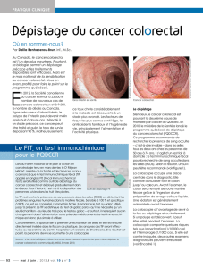 Dépistage du cancer colorectal