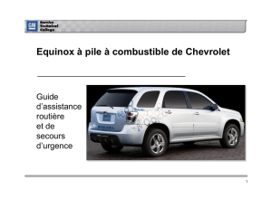 Equinox à pile à combustible de Chevrolet