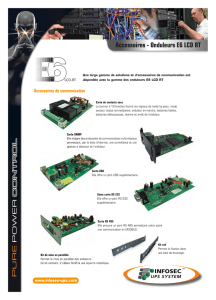Accessoires - Onduleurs E6 LCD RT