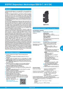 Disjoncteur électronique ESX10-T.-24 V DC 4