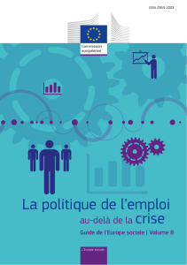 La politique de l`emploi au-delà de la crise