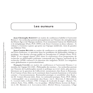 Les auteurs (Fichier pdf, 752 Ko) - Presses Universitaires de Rennes