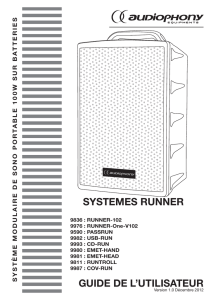 guide de l`utilisateur systemes runner