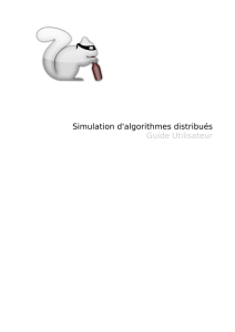 Simulation d`algorithmes distribués Guide Utilisateur