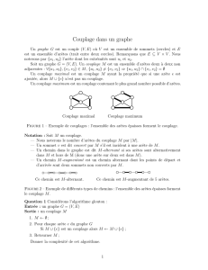Couplage dans un graphe