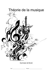Brochure de théorie de la musique