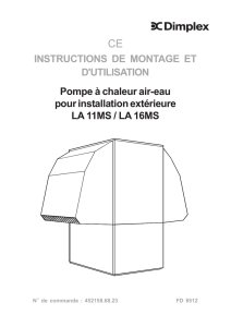 Pompe à chaleur air-eau pour installation extérieure LA 11MS / LA