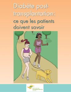 Diabète post- transplantation: