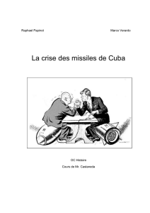 La crise des missiles de Cuba