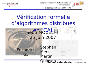 Mémoire de Master. S. Mouelhi 2007