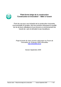 Plate-forme belge de la construction