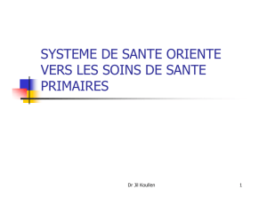 systeme de sante oriente vers les soins de sante primaires