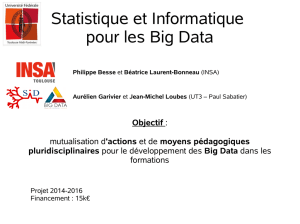 Statistique et Informatique pour les Big Data