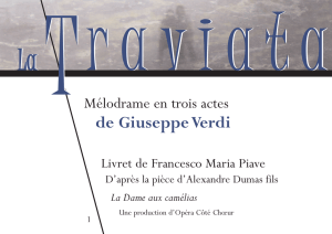Plus d`infos sur la Traviata