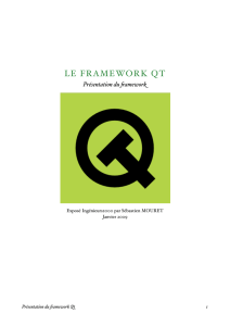 Le framework Qt