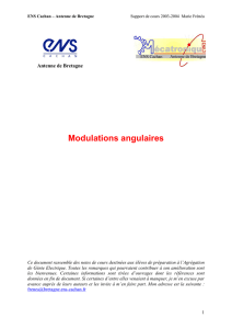 Modulations angulaires