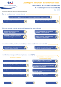 Dépistage et prévention du cancer colorectal