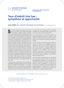 Les notes - Conseil d`Analyse Economique