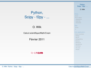 Python, Scipy - f2py