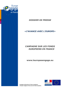 DOSSIER DE PRESSE - Europe en France