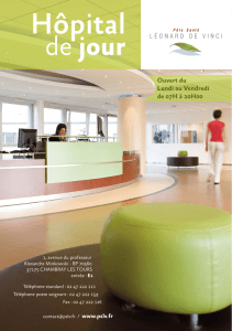 Livret d`accueil en hospitalisation ambulatoire