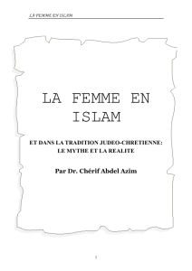 la femme en islam - Way-to