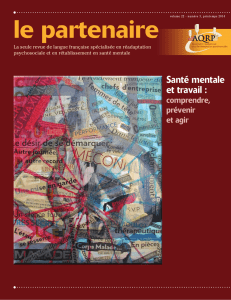 Santé mentale et travail - Association québécoise pour la