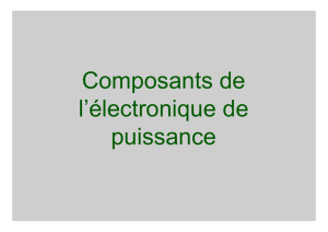 Composants de p l`électronique de l électronique de puissance