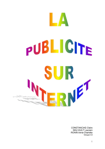 La Publicité sur Internet