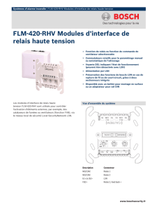 FLM‑420‑RHV Modules d`interface de relais haute tension