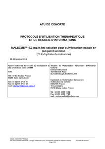 PUT - NALSCUE™ 0,9 mg/0.1ml solution pour pulverisation nasale