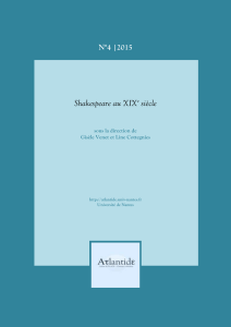 Shakespeare au XIXe siècle - Atlantide