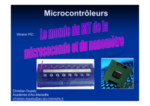 Diaporama microcontrôleurs
