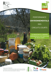 Performance environnementale des circuits courts