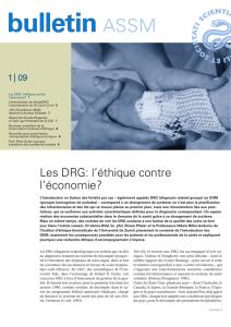 Les DRG: l`éthique contre l`économie?