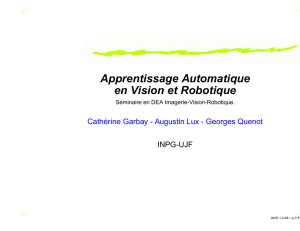 Augustin Lux: Panorama de l`apprentissage automatique
