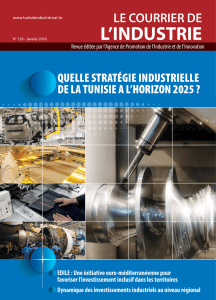 Janvier 2016 - Tunisie Industrie