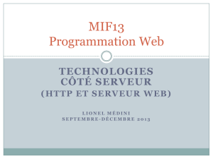 MIF13 Programmation Web - Maria