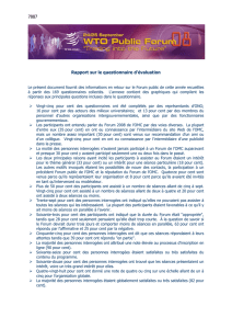 7887 Rapport sur le questionnaire d`évaluation