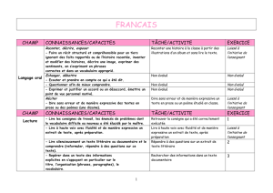 évaluation français CM1
