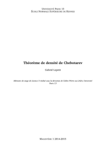 Théorème de densité de Chebotarev