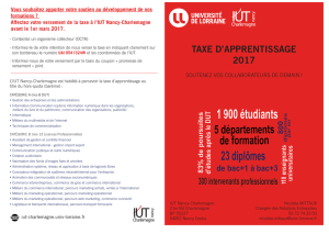 Plaquette PDF - IUT Charlemagne