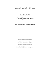 L`ISLAM La religion de tous - Way-to