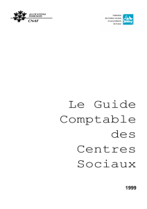 Le Guide Comptable des Centres Sociaux
