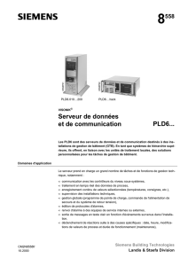 Serveur de données et de communication PLD6